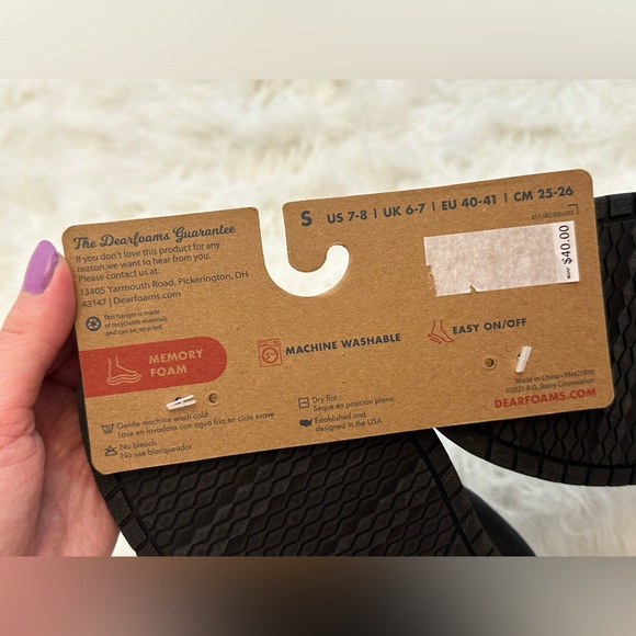 Dearfoams Memory Foam Slippers - Picture 5 of 5